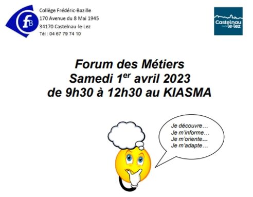 Logo Forum des Métiers 2023