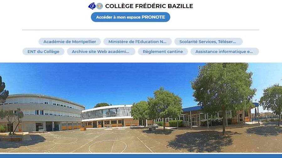 Lien vers le site Pronote du collège